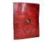 New Design Handmade Embossed Leather Journal Antique Single Stone Leather Journal Diary